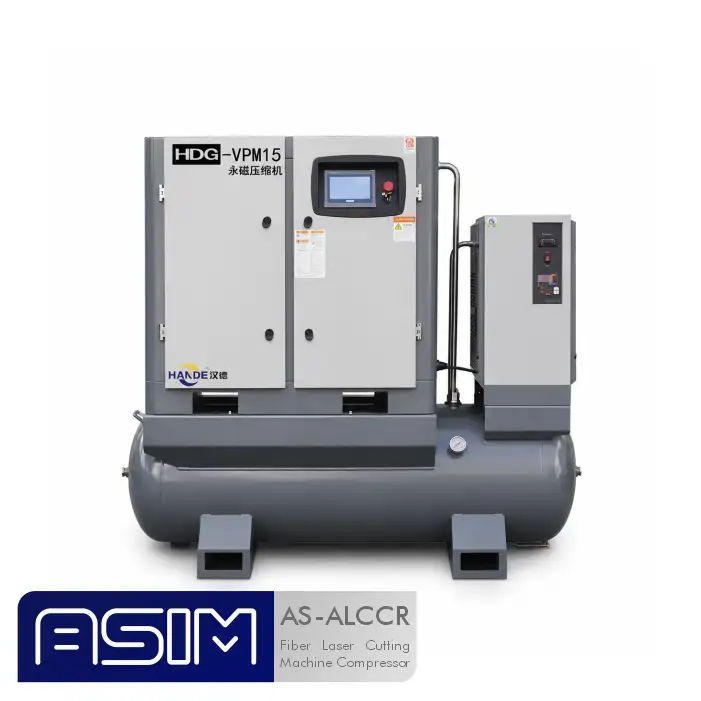 کمپرسور هوای فشرده لیزر 15kw مخزن 500 لیتری  فشار 16 بار
